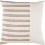 Surya Roxbury Cream Pillow Cover 20"H X 20"W