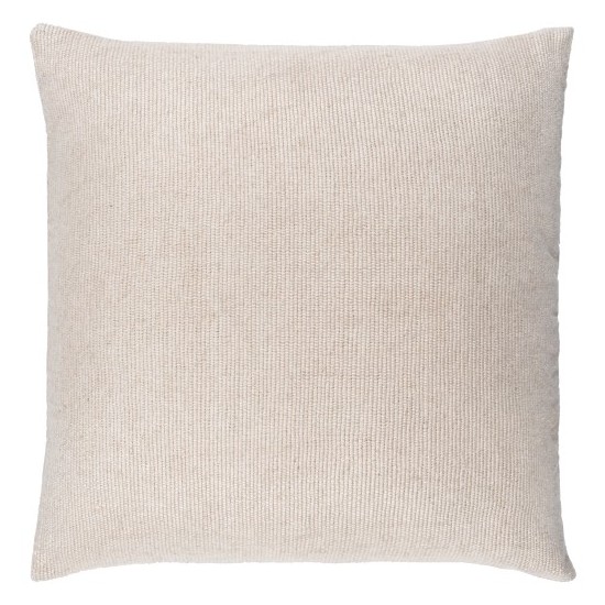 Surya Sallie Cream Pillow Cover 18"H X 18"W