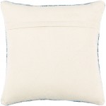 Surya Samsun Pillow Cover 18"H X 18"W Cream & Navy