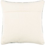 Surya Samsun Pillow Cover 20"H X 20"W Cream & Teal