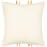 Surya Sanga Ink Blue Pillow Cover 22"H X 22"W