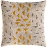Surya Shannon Light Beige Pillow Cover 18"H X 18"W