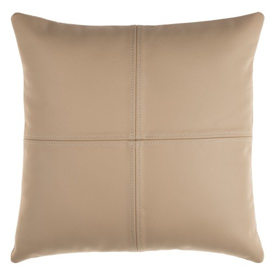 Surya Sheffield Tan Pillow Cover 20"H X 20"W