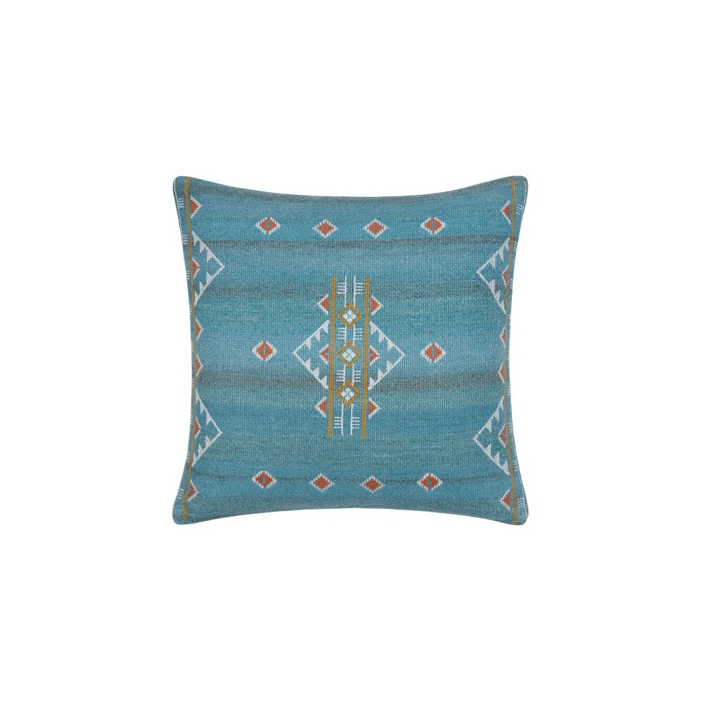Surya Stine Charcoal Pillow Cover 20"H X 20"W Surya Stine Charcoal Pillow Cover 20"H X 20"W