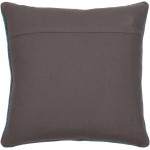 Surya Stine Charcoal Pillow Cover 20"H X 20"W