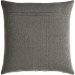 Surya Sutton Gray Pillow Cover 18"H X 18"W