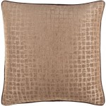 Surya Tambi Light Beige Pillow Cover 18"H X 18"W