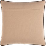 Surya Tambi Light Beige Pillow Cover 20"H X 20"W