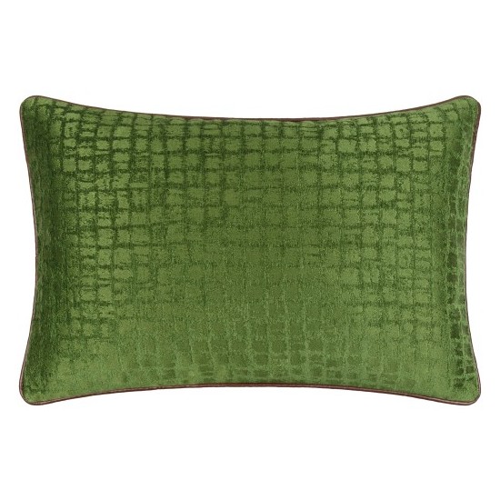 Surya Tambi Grass Green Pillow Cover 13"H X 20"W