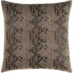 Surya Torrid Pillow Cover 20"H X 20"W Oatmeal & Gray