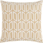 Surya Trudy Tan Pillow Cover 18"H X 18"W