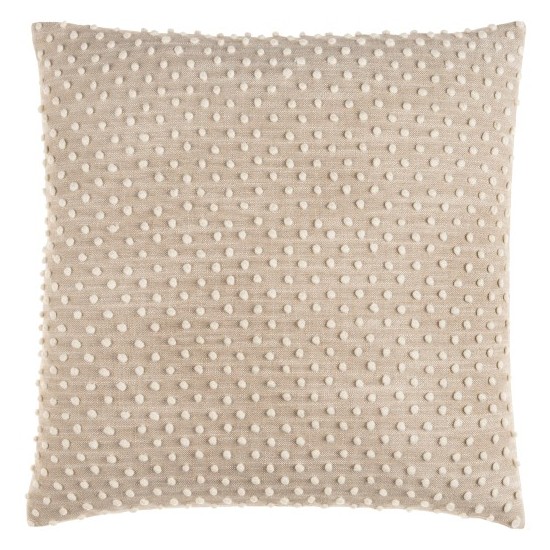 Surya Valin Oatmeal Pillow Cover 22"H X 22"W