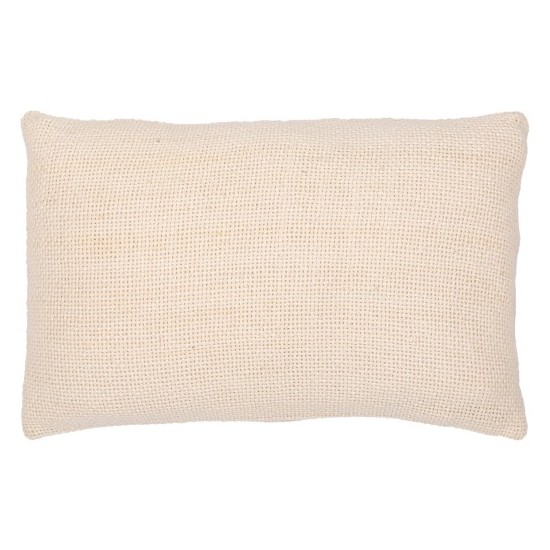 Surya Vanessa Cream Pillow Cover 14"H X 22"W