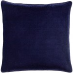 Surya Velvet Glam Navy Pillow Cover 18"H X 18"W