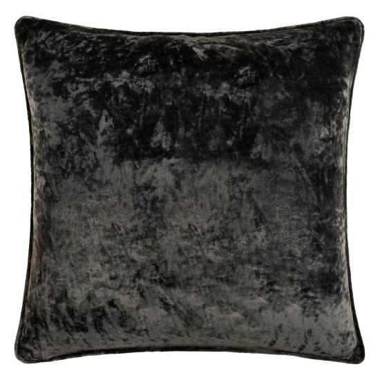 Surya Velvet Mood Charcoal Pillow Cover 20"H X 20"W