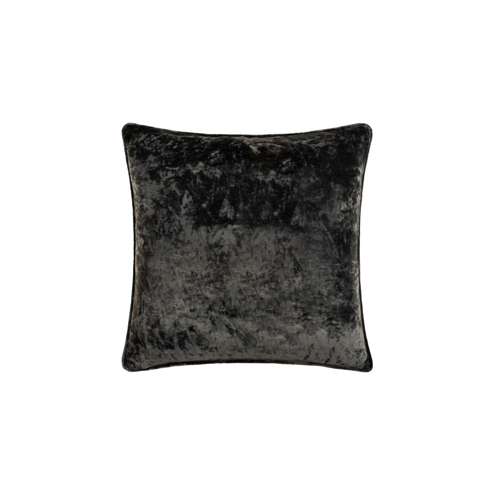 Surya Velvet Mood Charcoal Pillow Cover 20"H X 20"W