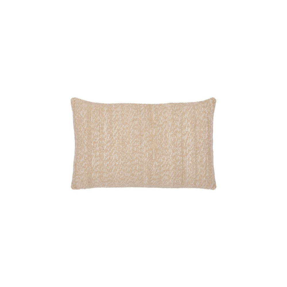 Surya Willa Oatmeal Pillow Cover 14"H X 22"W