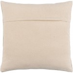 Surya Willa Oatmeal Pillow Cover 14"H X 22"W