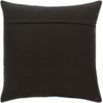 Surya Zendaya Black Pillow Cover 14"H X 22"W