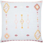 Surya Zina Pale Blue Pillow Cover 18"H X 18"W
