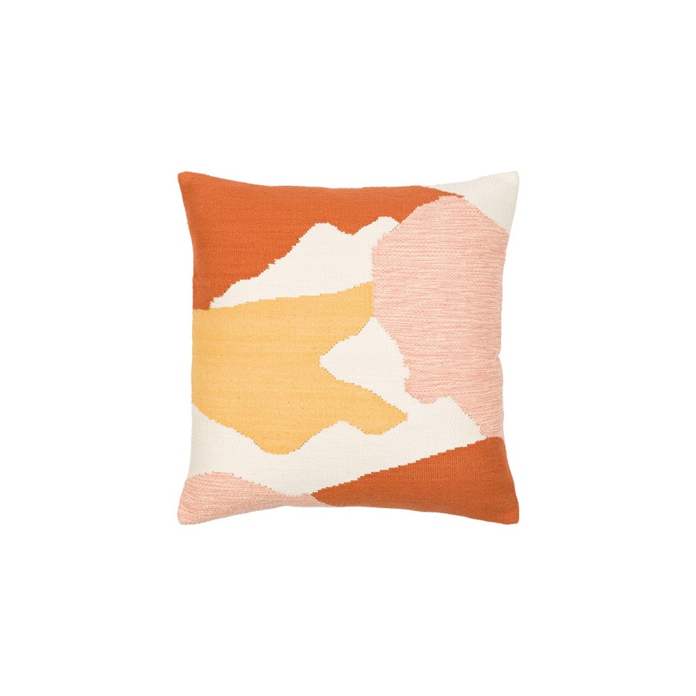 Surya Aimee Dusty Pink Pillow Shell With Down Insert 20"H X 20"W Surya Aimee Dusty Pink Pillow Shell With Down Insert 20"H X 20"W