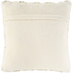 Surya Alana Cream Pillow Shell With Down Insert 18"H X 18"W