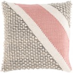 Surya Amaretta Beige Pillow Shell With Polyester Insert 20"H X 20"W