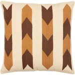 Surya Andrea Pillow Shell With Down Insert 20"H X 20"W Cream