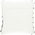 Surya Anniken Cream Pillow Shell With Polyester Insert 18"H X 18"W