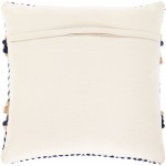 Surya Avalon Beige Pillow Shell With Polyester Insert 18"H X 18"W