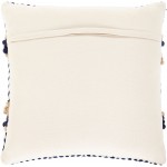 Surya Avalon Beige Pillow Shell With Down Insert 20"H X 20"W