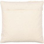 Surya Azibo Light Beige Pillow Shell With Polyester Insert 18"H X 18"W