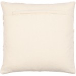 Surya Azibo Charcoal Pillow Shell With Polyester Insert 18"H X 18"W