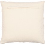 Surya Azibo Charcoal Pillow Shell With Down Insert 22"H X 22"W