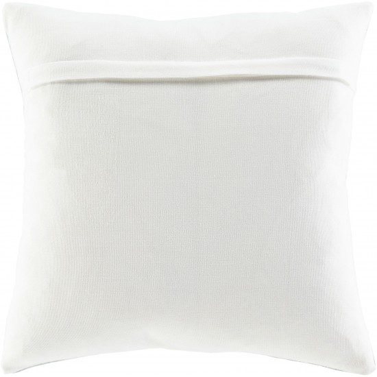 Surya Balliano Light Sage Pillow Shell With Down Insert 18"H X 18"W