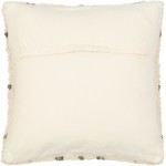 Surya Benisouk Gray Pillow Shell With Down Insert 18"H X 18"W