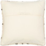 Surya Benisouk Gray Pillow Shell With Down Insert 22"H X 22"W