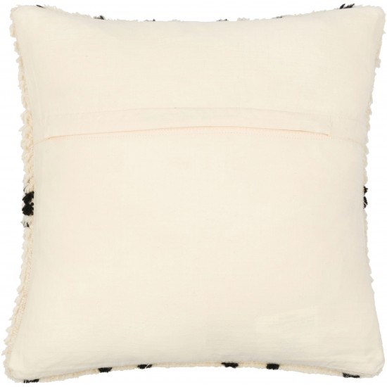 Surya Benisouk Pillow Shell With Polyester Insert 20"H X 20"W Cream