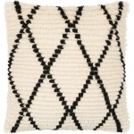 Surya Benisouk Pillow Shell With Down Insert 22"H X 22"W Cream
