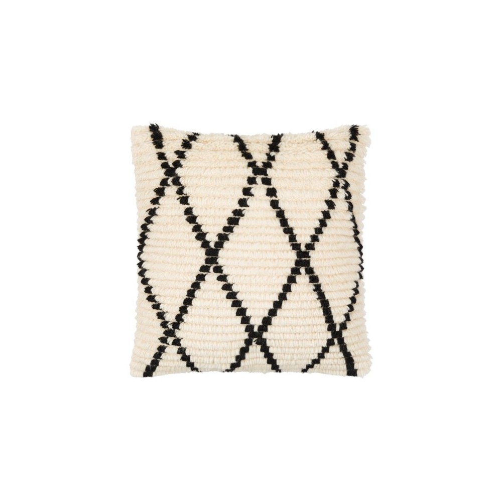 Surya Benisouk Pillow Shell With Down Insert 22"H X 22"W Cream Surya Benisouk Pillow Shell With Down Insert 22"H X 22"W Cream
