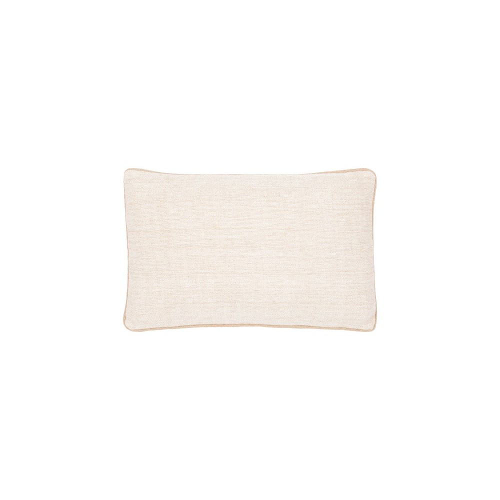 Surya Betty Cream Pillow Shell With Down Insert 14"H X 22"W