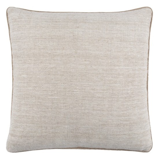 Surya Betty Cream Pillow Shell With Down Insert 18"H X 18"W