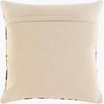 Surya Binga Pillow Shell With Polyester Insert 20"H X 20"W Black