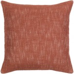 Surya Bisa Brown Pillow Shell With Down Insert 20"H X 20"W