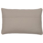 Surya Bisa Gray Pillow Shell With Down Insert 14"H X 22"W