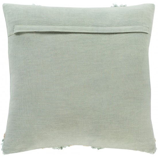 Surya Bisbee Brick Red Pillow Shell With Polyester Insert 22"H X 22"W