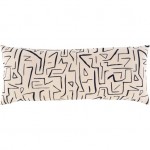 Surya Bogolani Cream Pillow Shell With Down Insert 12"H X 30"W