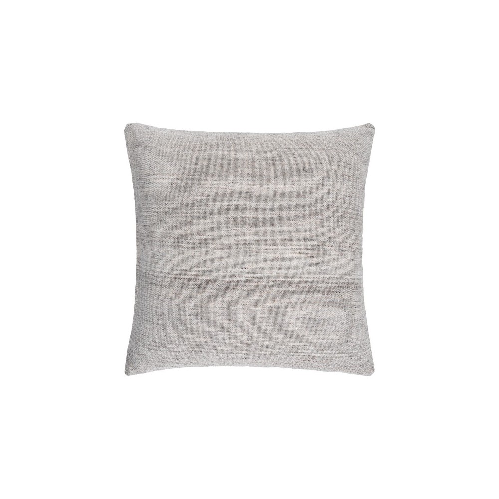 Surya Bonnie Light Beige Pillow Shell With Down Insert 18"H X 18"W