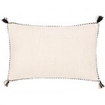 Surya Braided Bisa Cream Pillow Shell With Down Insert 14"H X 22"W