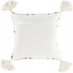 Surya Braith Pillow Shell With Polyester Insert 18"H X 18"W Cream